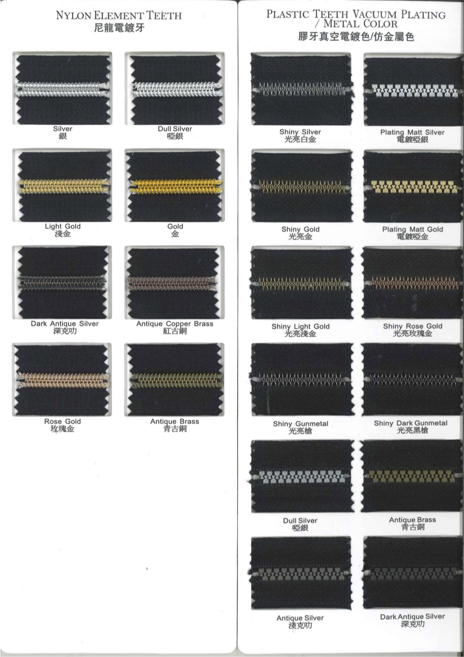 链牙物料及表面处理